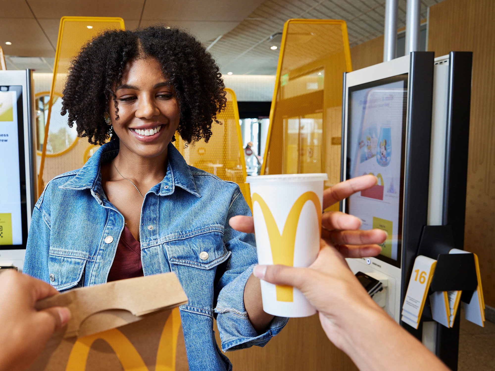 McDonald's Restaurant - Happy Customer
